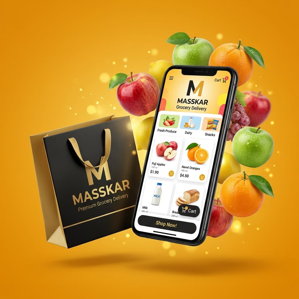 Masskar mobile app promotion banner